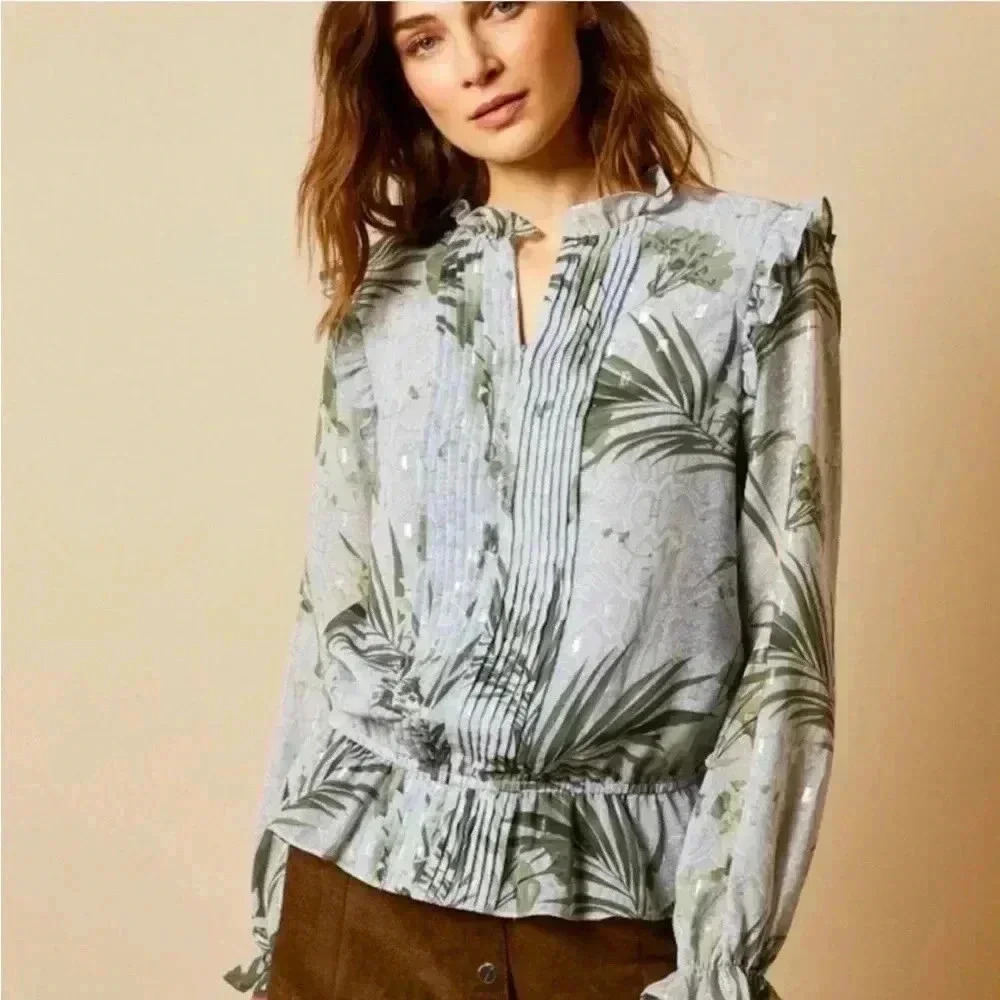 Ted Baker Tibbine Pleated Top